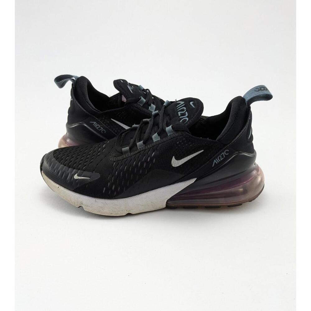 Womens Nike Air Max 270 Black Purple Athletic Running Shoes‎ DH1080-001 Size 9